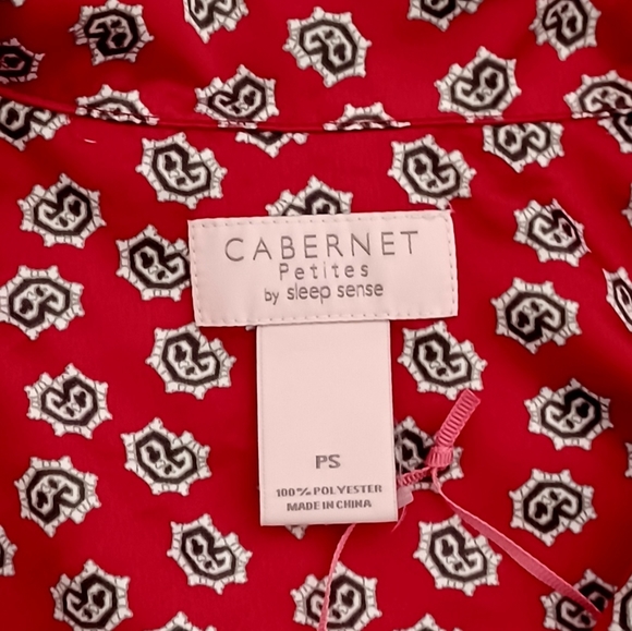 CABERNET Pajama Top, size Sp - Picture 6 of 9